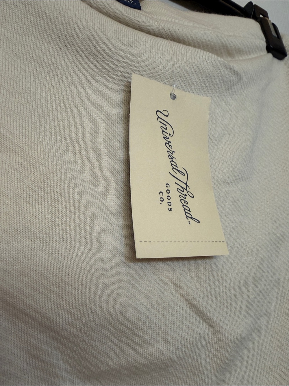 Universal Thread Cream Ribbed Tube Mini - Picture 2 of 2